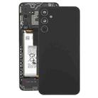 For Samsung Galaxy A34 SM-A346B Back Cover with Camera Lens Cover(Black) - 1