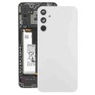 For Samsung Galaxy A34 SM-A346B Back Cover with Camera Lens Cover(Silver) - 1