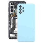 For Samsung Galaxy A32 4G SM-A325F Battery Back Cover with Camera Lens Cover(Blue) - 1