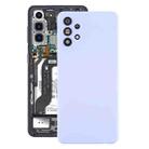 For Samsung Galaxy A32 4G SM-A325F Battery Back Cover with Camera Lens Cover(Purple) - 1