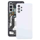 For Samsung Galaxy A32 4G SM-A325F Battery Back Cover with Camera Lens Cover(White) - 1