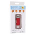 32GB 3 in 1 USB-C / Type-C + USB 2.0 + OTG Flash Disk, For Type-C Smartphones & PC Computer (Red) - 4