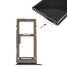 For Galaxy Note9 SIM Card Tray +  Micro SD Card Tray (Black) - 1