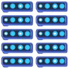 For Galaxy A9 (2018) A920F/DS 10pcs Camera Lens Cover (Blue) - 1