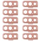 For Galaxy A7 (2018) A750F/DS 10pcs Camera Lens Cover (Pink) - 1