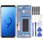 Original Super AMOLED LCD Screen for Galaxy S9 / G960F / DS / G960U / G960W / G9600 Digitizer Full Assembly with Frame (Blue) - 1