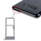 For Galaxy S10+ / S10 / S10e SIM Card Tray + SIM Card Tray / Micro SD Card Tray (Blue) - 1