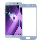 For Galaxy A3 (2017) / A320 Front Screen Outer Glass Lens (Blue) - 1