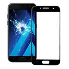 For Galaxy A7 (2017) / A720 Front Screen Outer Glass Lens (Black) - 1