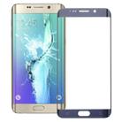 For Galaxy S6 Edge+ / G928  Front Screen Outer Glass Lens (Dark Blue) - 1