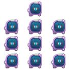 For Galaxy J6 (2018) 10pcs Camera Lens Cover (Purple) - 1