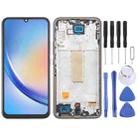 For Samsung Galaxy A34 SM-A346B Incell LCD Screen Digitizer Full Assembly with Frame, Not Supporting Fingerprint Identification (Black) - 1