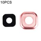 For Galaxy A3 (2016) / A310 10pcs Camera Lens Covers (Pink) - 1