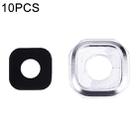 For Galaxy A3 (2016) / A310 10pcs Camera Lens Covers (Silver) - 1
