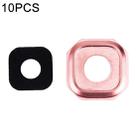 For Galaxy A5 (2016) / A510 10pcs Camera Lens Covers (Pink) - 1