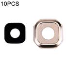 For Galaxy A5 (2016) / A510 10pcs Camera Lens Covers (Gold) - 1