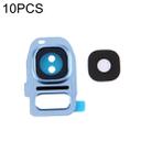 For Galaxy S7 Edge / G935 10pcs Camera Lens Covers (Blue) - 1