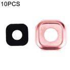 For Galaxy A7 (2016) / A710 10pcs Camera Lens Covers (Pink) - 1