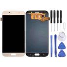 Original Super AMOLED LCD Screen for Galaxy A7 (2017), A720F, A720F/DS with Digitizer Full Assembly (Gold) - 1
