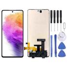 Original Super AMOLED LCD Screen For Samsung Galaxy A73 with Digitizer Full Assembly - 1