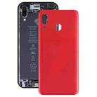 For Galaxy A30 SM-A305F/DS, A305FN/DS, A305G/DS, A305GN/DS Battery Back Cover (Red) - 1