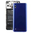 For Galaxy A10 SM-A105F/DS, SM-A105G/DS Battery Back Cover with Camera Lens & Side Keys (Blue) - 1