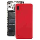 For Galaxy A10 SM-A105F/DS, SM-A105G/DS Battery Back Cover with Camera Lens & Side Keys (Red) - 1