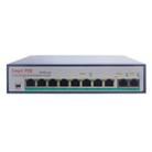 ESCAM POE 8+2 10-Port Fast Ethernet Switch 8-Port POE 10/100M 120W Network Switch, Transmission Distance: 150m(Blue) - 1