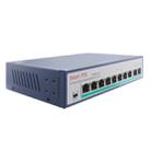 ESCAM POE 8+2 10-Port Fast Ethernet Switch 8-Port POE 10/100M 120W Network Switch, Transmission Distance: 150m(Blue) - 2