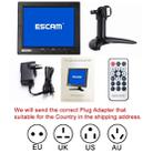 ESCAM T08 8 inch TFT LCD 1024x768 Monitor with VGA & HDMI & AV & BNC & USB for PC CCTV Security - 5