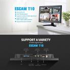ESCAM T10 10.0 inch TFT LCD 1024x600 Monitor with VGA & HDMI & AV & BNC & USB for PC CCTV Security - 6