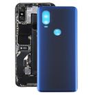Battery Back Cover for Motorola Moto One Vision(Blue) - 1