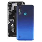 Battery Back Cover for Motorola Moto G8 Power Lite (Dark Blue) - 1