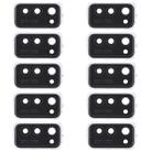 For Huawei Honor V30  10pcs Camera Lens Cover (Black) - 1