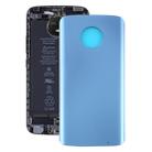 Battery Back Cover for Motorola Moto G6 Plus(Blue) - 1