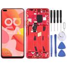 OEM LCD Screen for Huawei Nova 6 5G Digitizer Full Assembly with Frame(Red) - 1