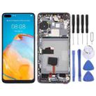 Original OLED LCD Screen for Huawei P40 Digitizer Full Assembly with Frame(Black) - 1