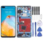 Original OLED LCD Screen for Huawei P40 Digitizer Full Assembly with Frame(Blue) - 1