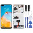 Original OLED LCD Screen for Huawei P40 Digitizer Full Assembly with Frame(Silver) - 1