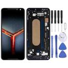 Original LCD Screen for Asus ROG Phone II ZS660KL Digitizer Full Assembly with Frame（Black) - 1