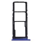 SIM Card Tray + SIM Card Tray + Micro SD Card Tray for Huawei Y7p (Blue) - 2