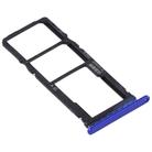 SIM Card Tray + SIM Card Tray + Micro SD Card Tray for Huawei Y7p (Blue) - 3