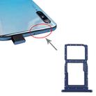 SIM Card Tray + SIM Card Tray / Micro SD Card Tray for Huawei Y9s(Blue) - 1