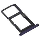 SIM Card Tray + SIM Card Tray / Micro SD Card Tray for Huawei Y9s(Purple) - 3