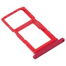 SIM Card Tray + SIM Card Tray / Micro SD Card Tray for Huawei Y9s(Red) - 3