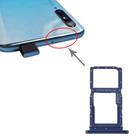 SIM Card Tray + SIM Card Tray / Micro SD Card Tray for Huawei Y9s 2020 (Blue) - 1