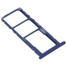 SIM Card Tray + SIM Card Tray + Micro SD Card Tray for Huawei Honor 8A Pro (Blue) - 3