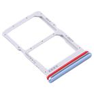 SIM Card Tray + NM Card Tray for Huawei P40 Lite 5G (Baby Blue) - 3