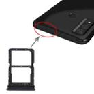 SIM Card Tray + NM Card Tray for Huawei P Smart 2020 (Black) - 1