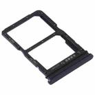 SIM Card Tray + NM Card Tray for Huawei P Smart 2020 (Black) - 3